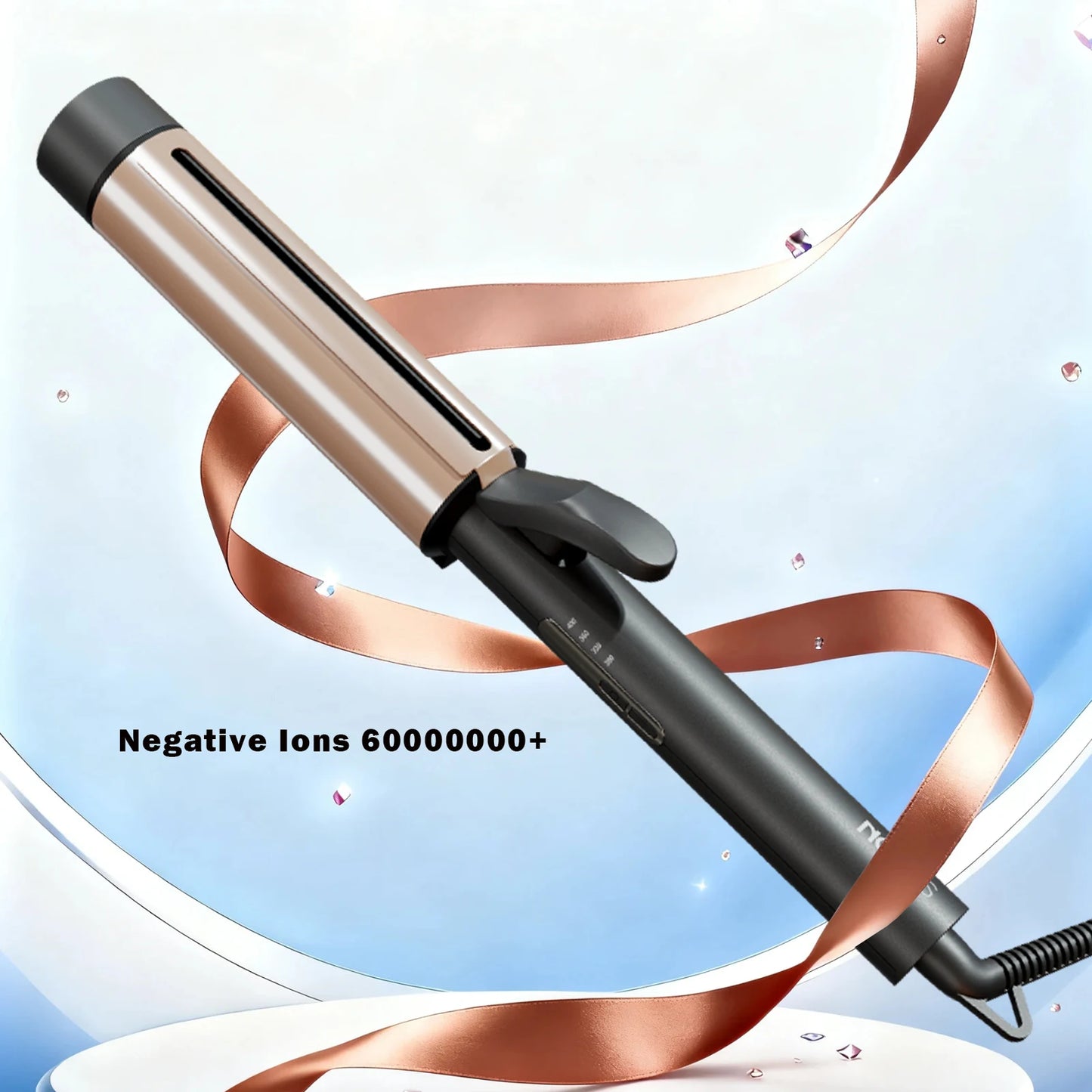 NOVUS Curling Wand for Long Hair Ceramic Tourmaline