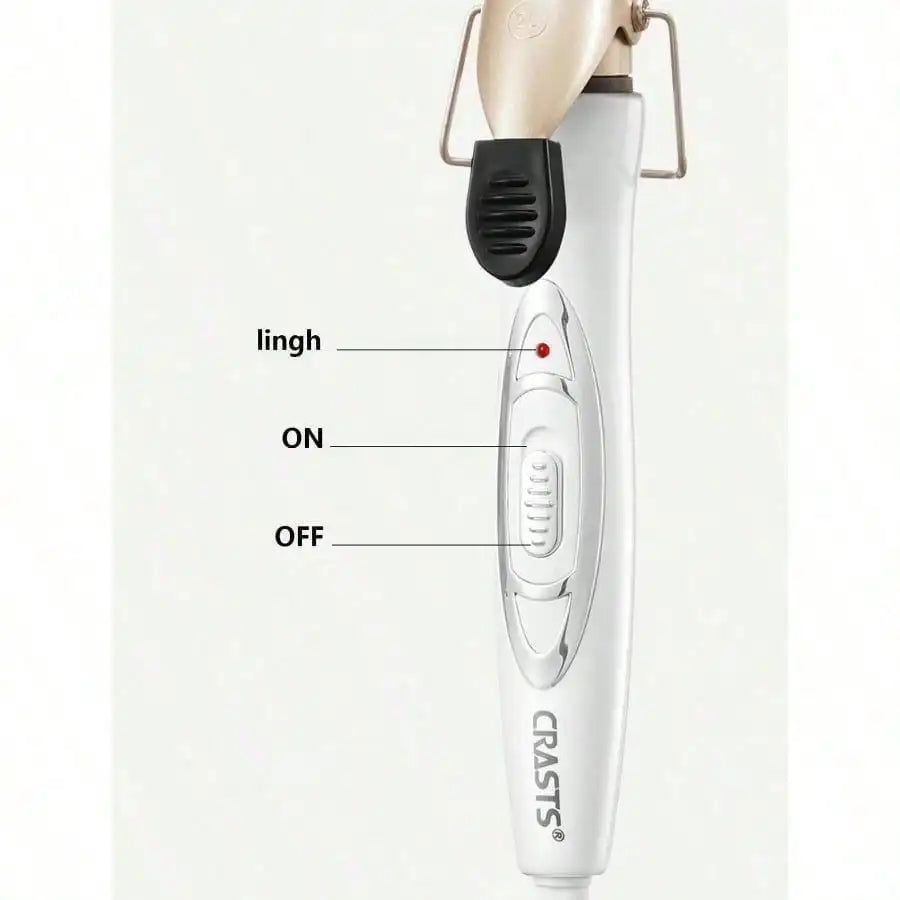 Curling Iron With Rapid Heating And One Touch Control