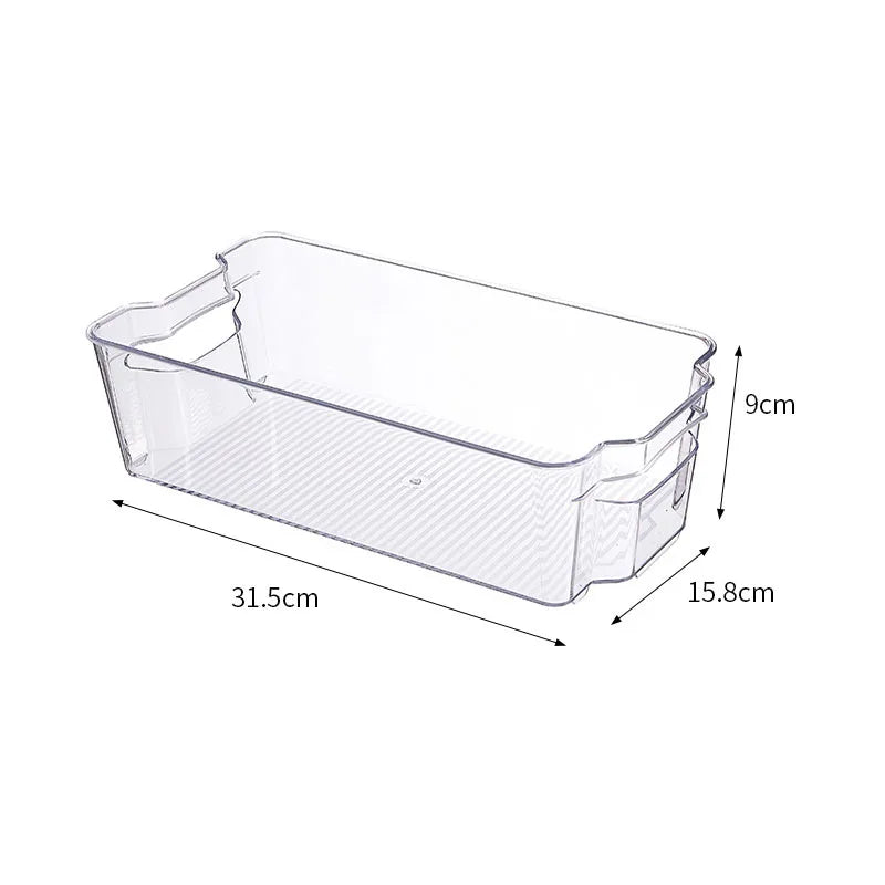 Transparent Refrigerator Storage Box Vegetables Fruit Organizer Clear Container