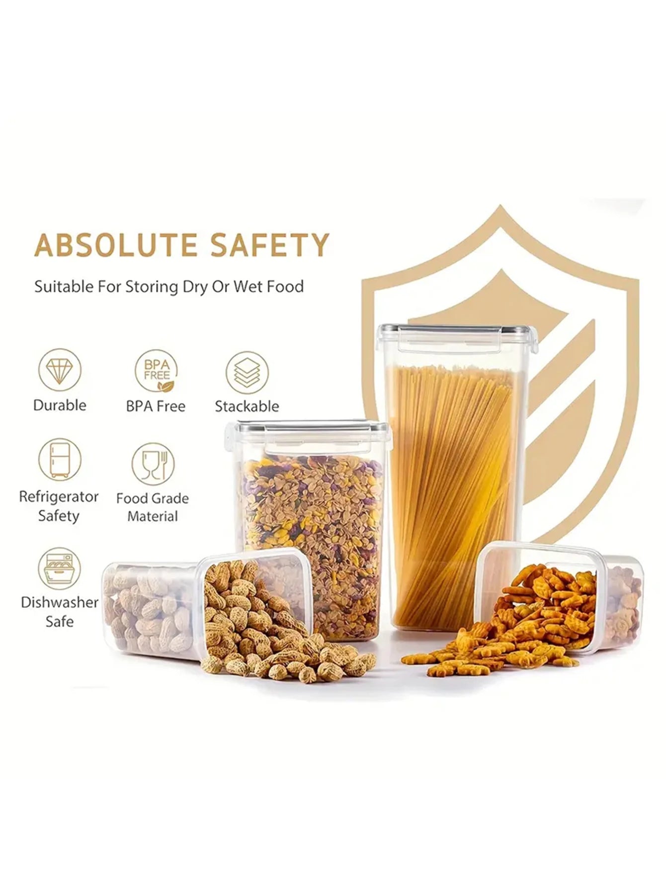 ATMDOG 42-Piece Sealed Food Storage Containers With Lids