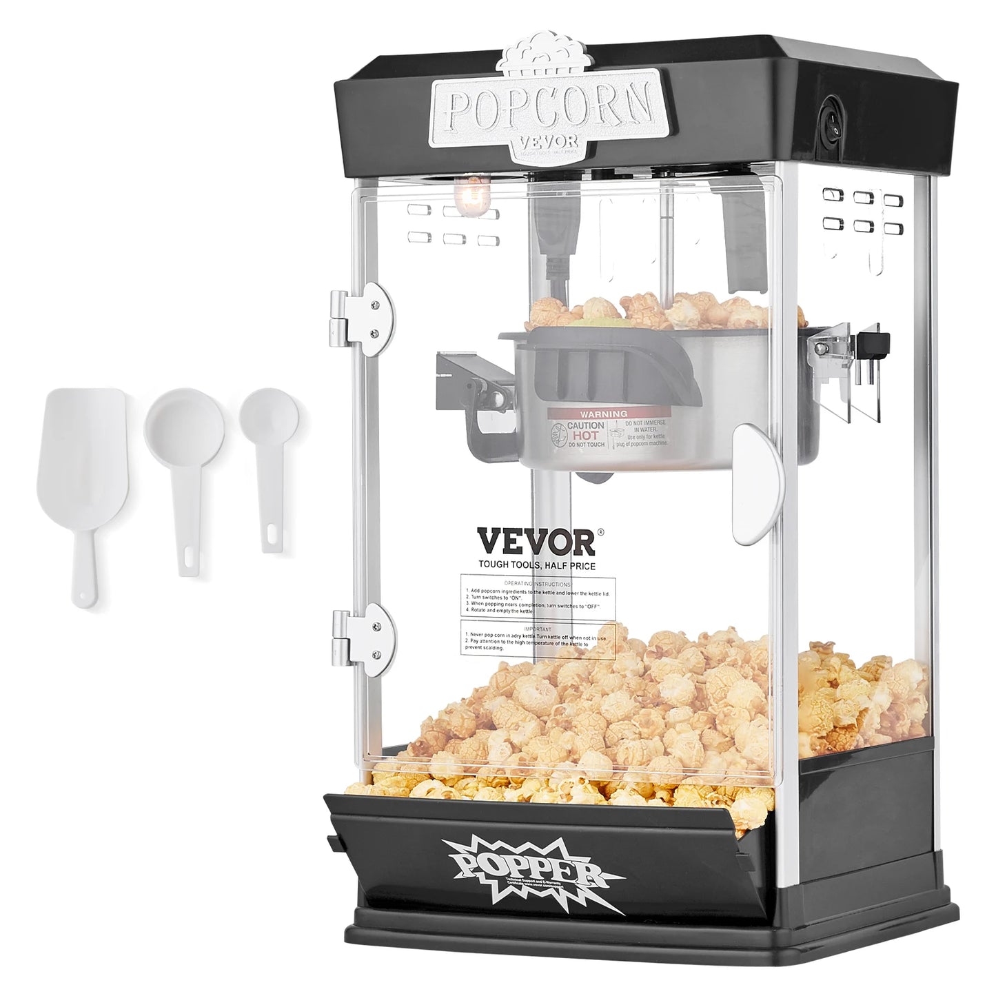 SucceBuy Countertop Popcorn Maker 1.5 Gal Per Batch