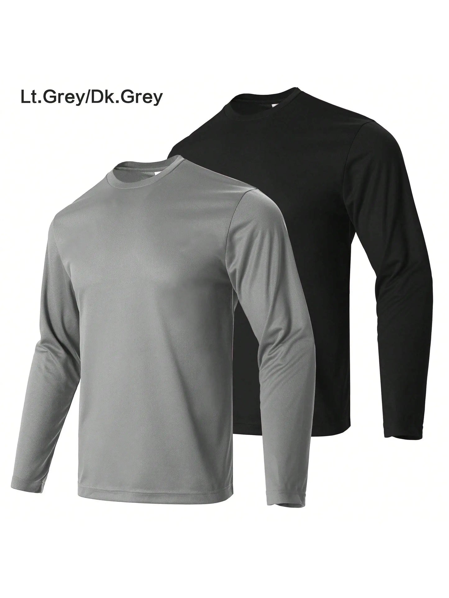 Unisex Performance Long Sleeve Moisture Wicking Athletic Tee Quick Dry