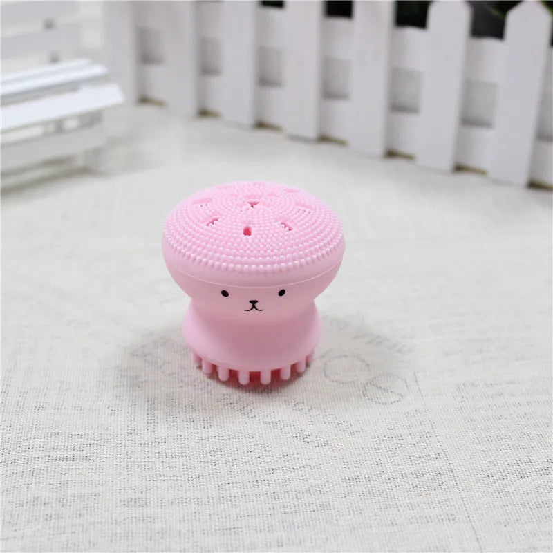 Silicone Facial Cleansing Brush for Deep Pore Cleaning and Exfoliation
