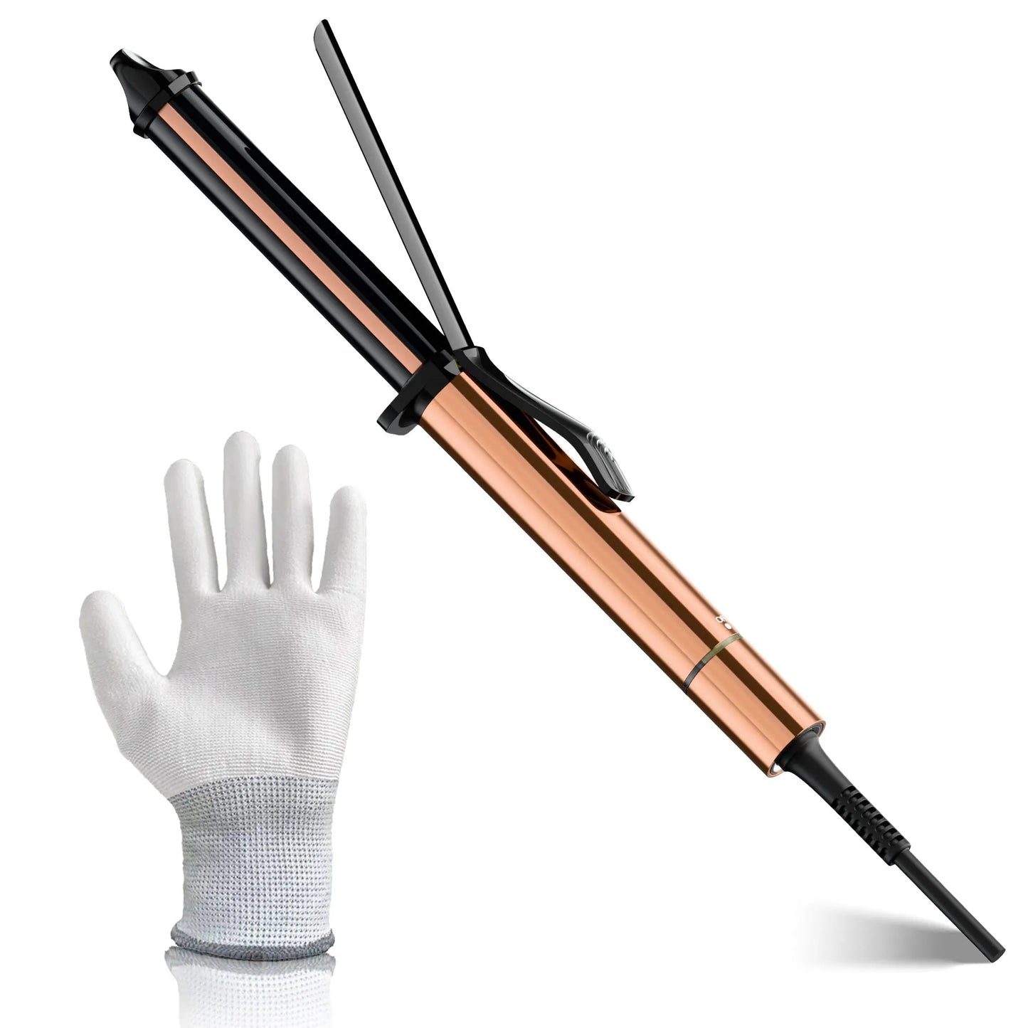 Nicebay Hair Curling Iron Ceramic Dual Voltage With LED Display