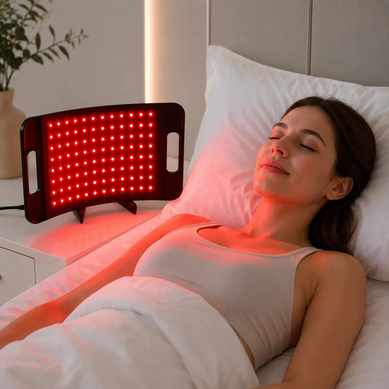 Near Infrared Light Therapy Panel 660nm 850nm With Adjustable Stand Timer