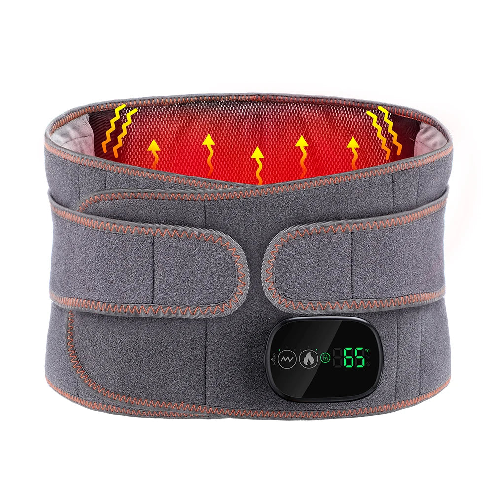 Hailicare Heating Vibration Massager Waist And Back Support Belt