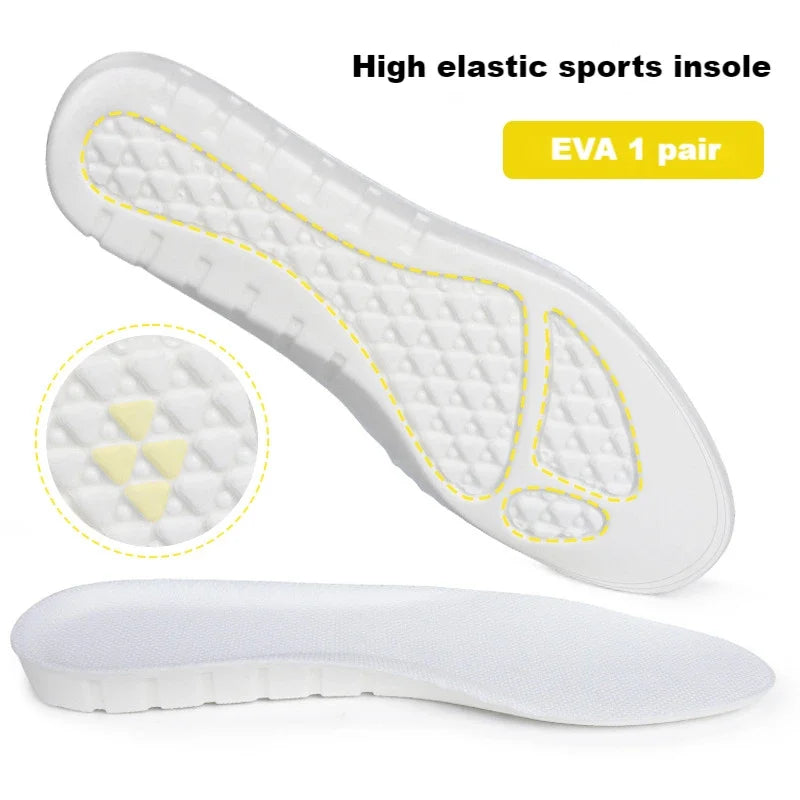 Soft Sport Insoles With Deodorant Memory Foam For Running Shoes