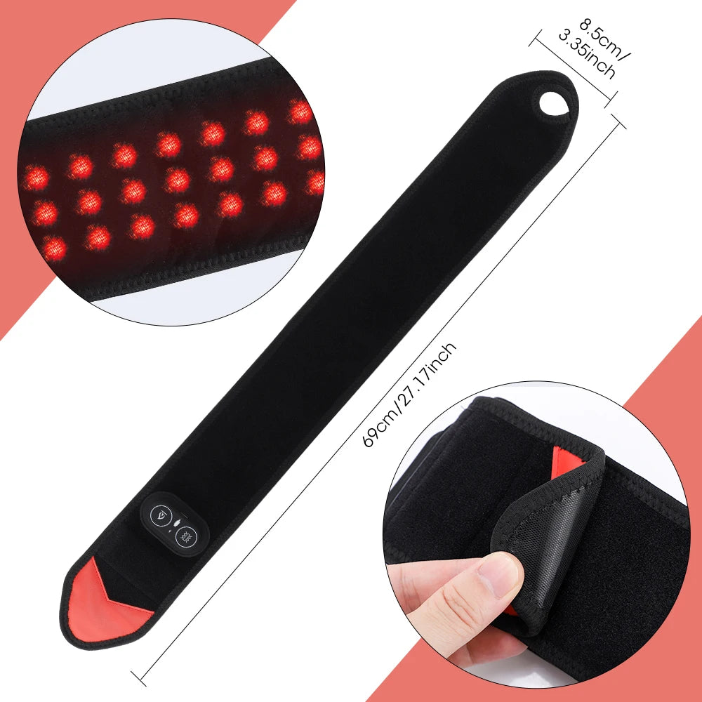 Hailicare Wireless LED Heating Wrap For Body Pain Relief