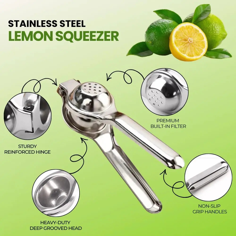 Easy To Use Citrus Juicer Stainless Steel Lemons Limes Oranges