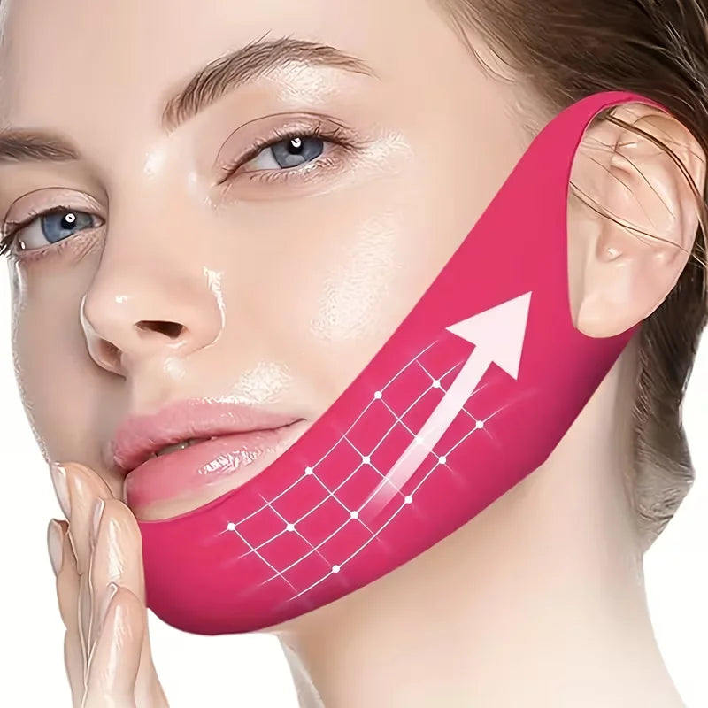 V Shaped Chin Strap Masks Gentle Non Irritating Fit Set Of 5