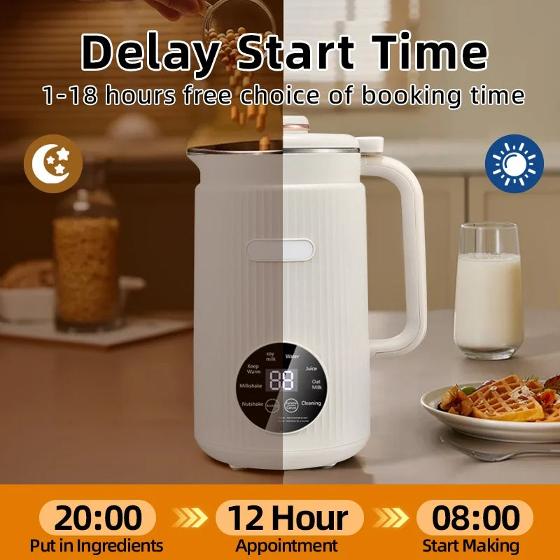 EightInOne Nut Milk And Coffee Maker Auto Self Cleaning