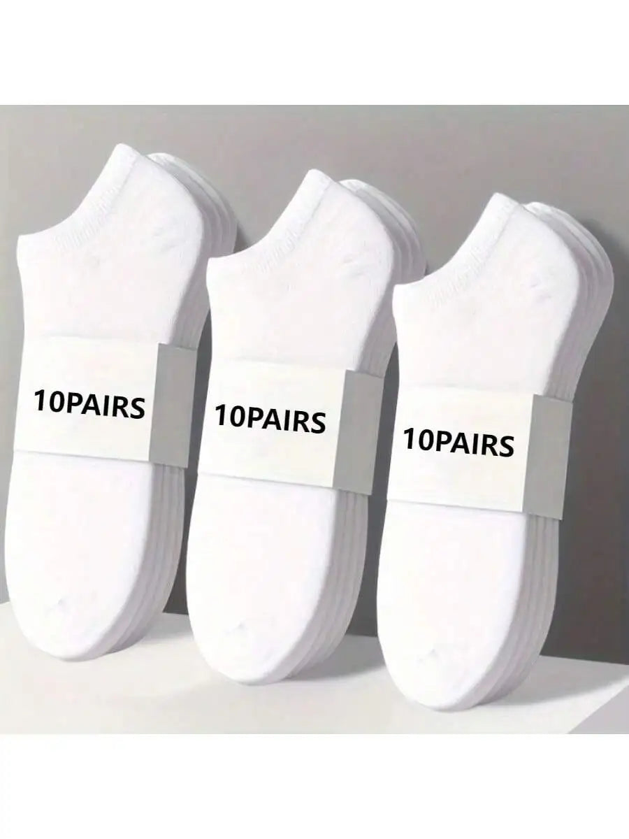 Thin Unisex Ankle Socks Sweat Absorbing for Daily Wear