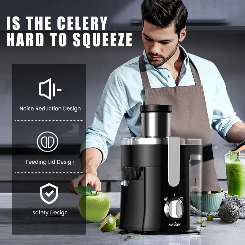 Sejoy Juicer Machine Centrifugal Juicer For Fruit And Vegetable