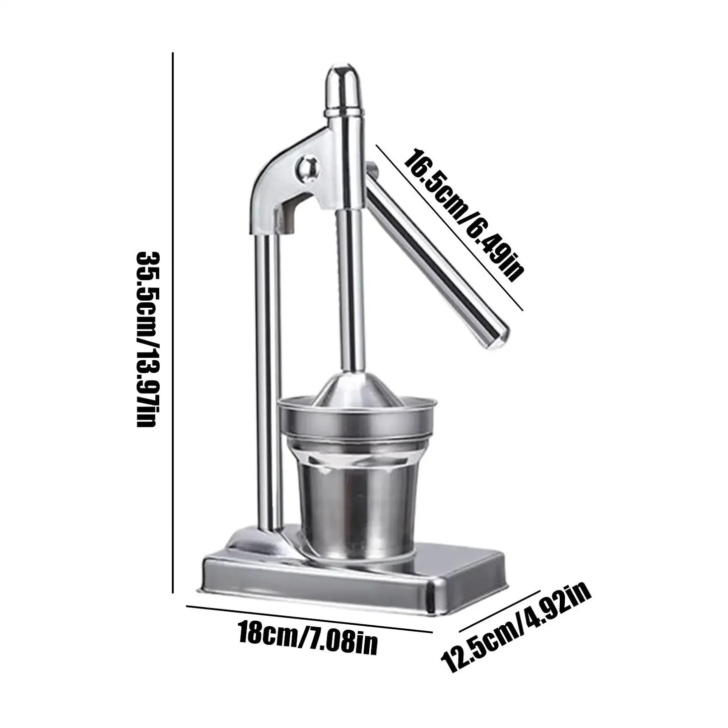 Stainless Steel Manual Juicer Orange Juice Extractor