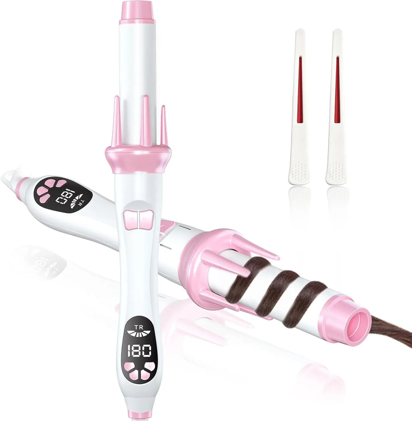 NOVUS Automatic Curling Iron With Rotating Barrel And Dual Voltage
