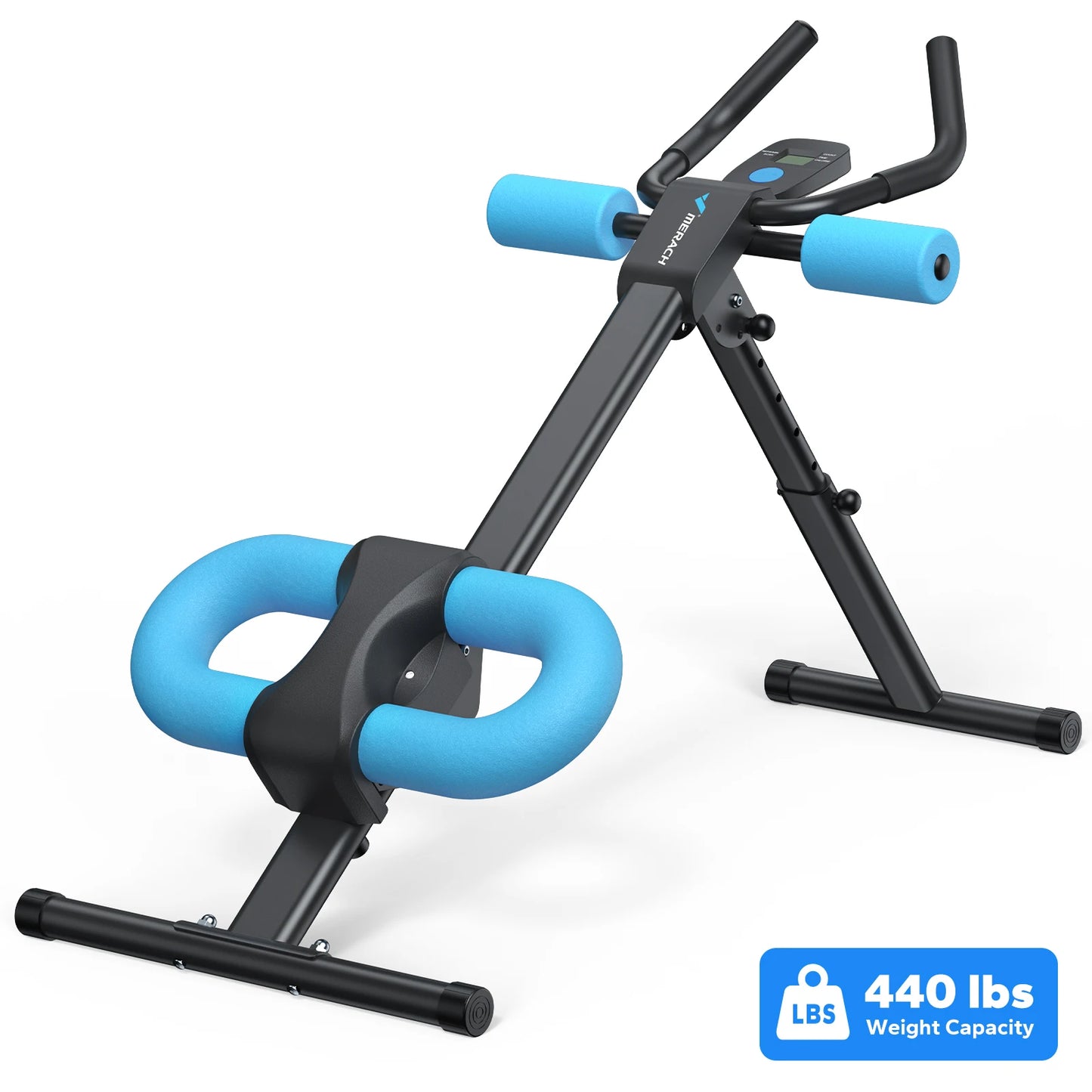 MERACH Foldable Abdominal Exercise Machine Adjustable Trainer Core System