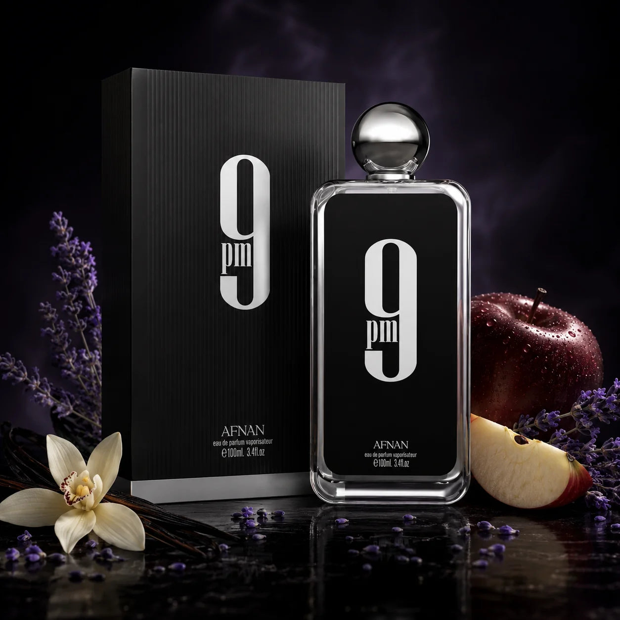 Afnan 9 PM Eau De Parfum For Men Long Lasting Fragrance