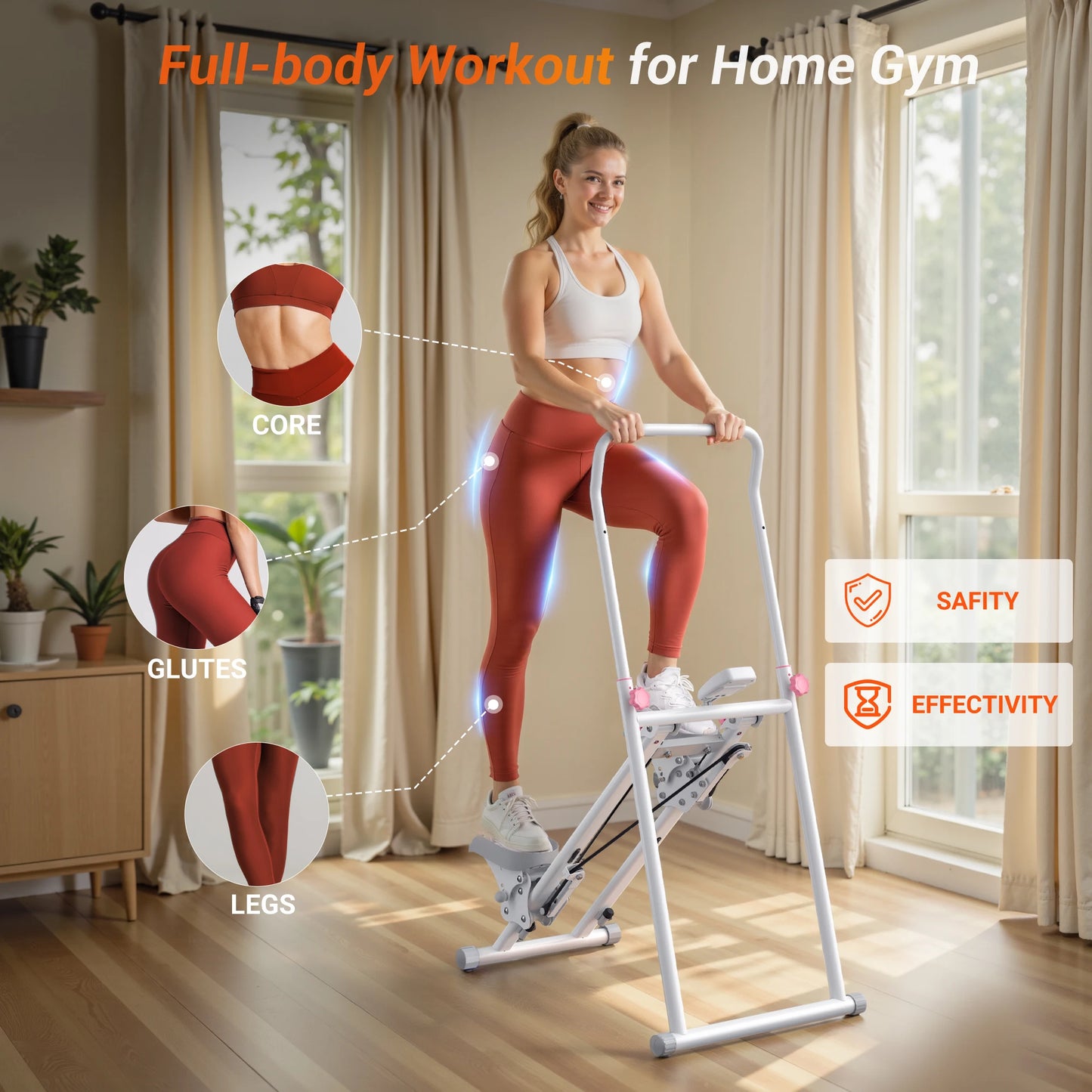 MERACH Stair Stepper For Home Gym Full Body Workout Range