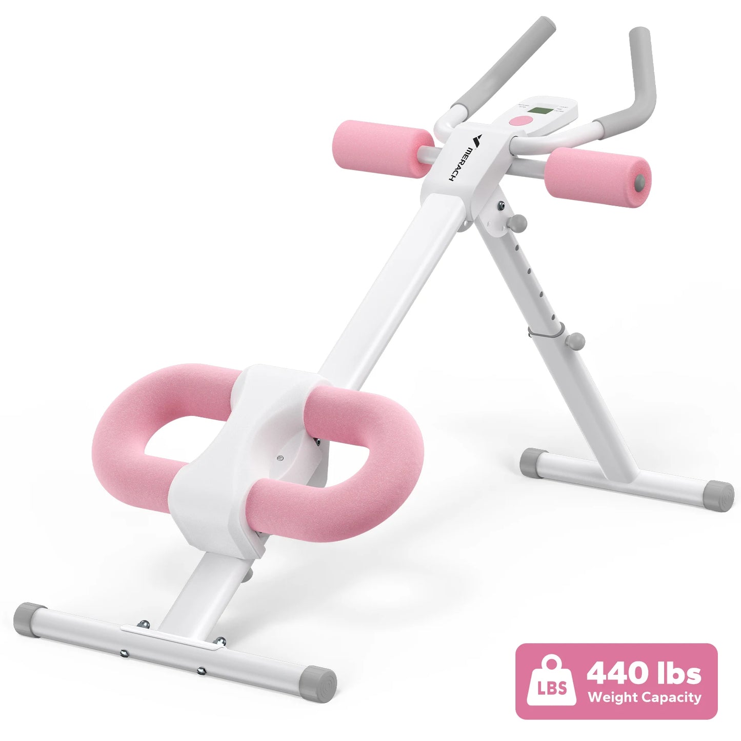 MERACH Foldable Abdominal Exercise Machine Adjustable Trainer Core System