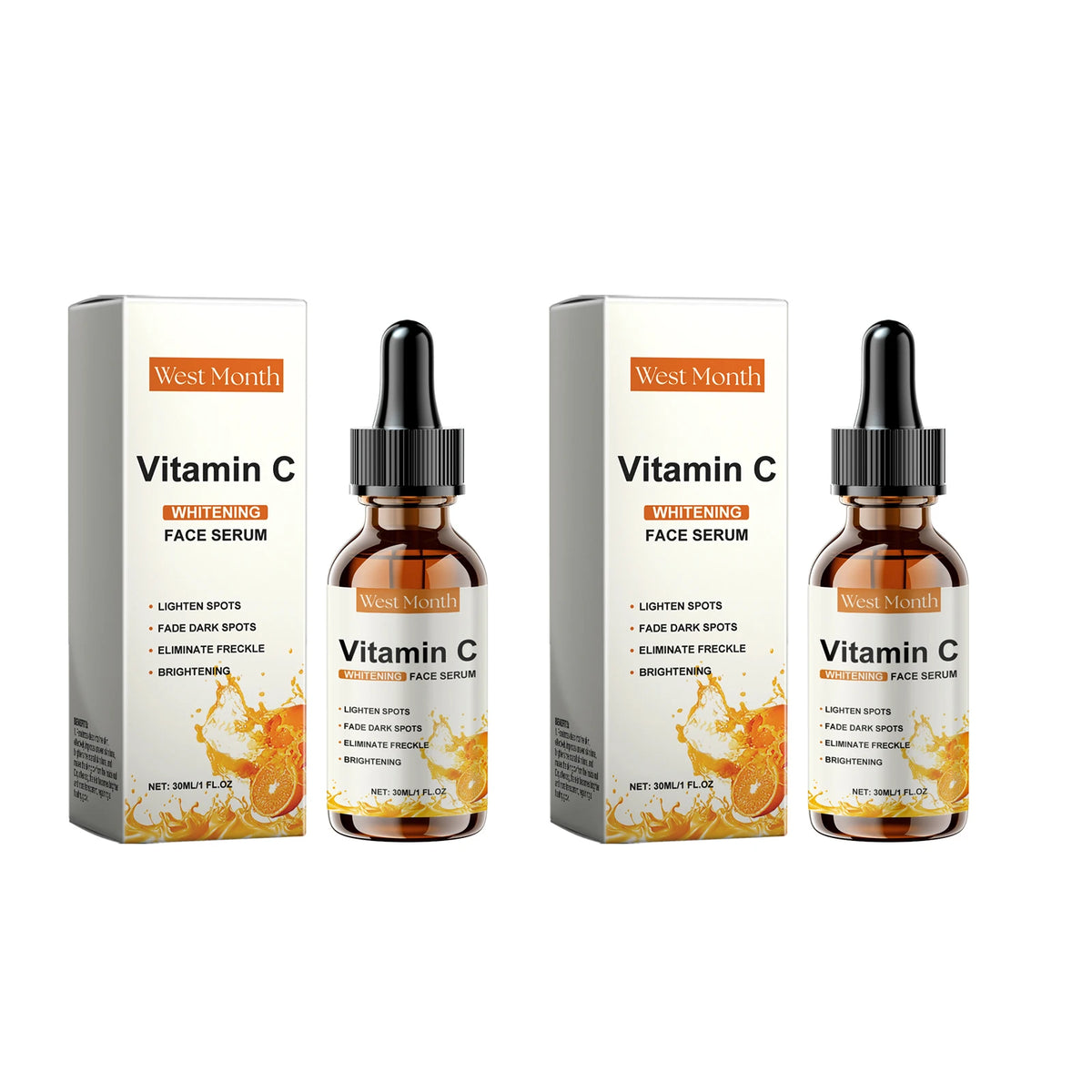 Vitamin C Hyaluronic Acid Brightening Facial Serum For Dark Spots