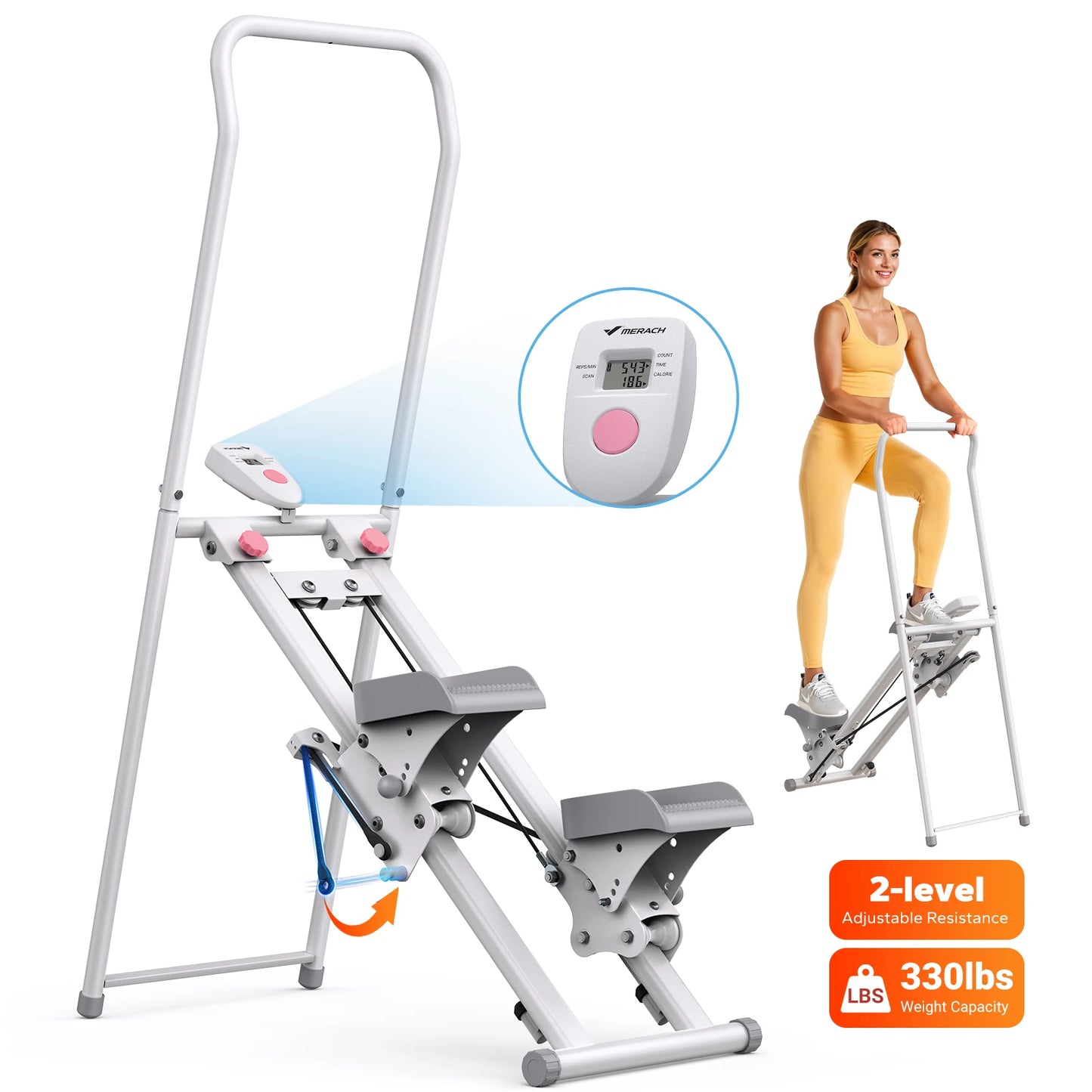 MERACH Stair Stepper For Home Gym Full Body Workout Range