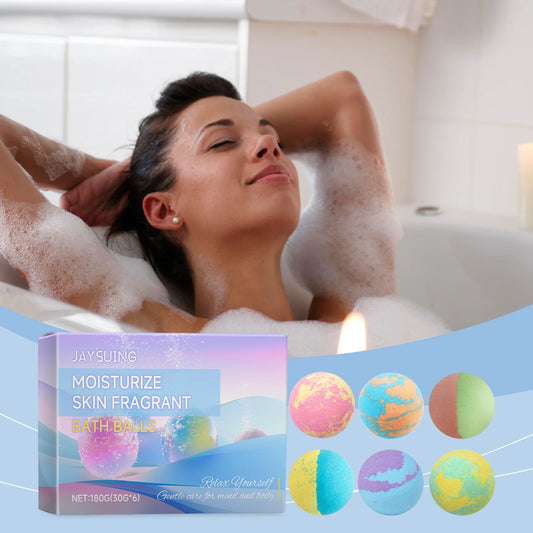 Bubble Bath Bombs Aromatherapy Exfoliating Floral Scent Spa Bath