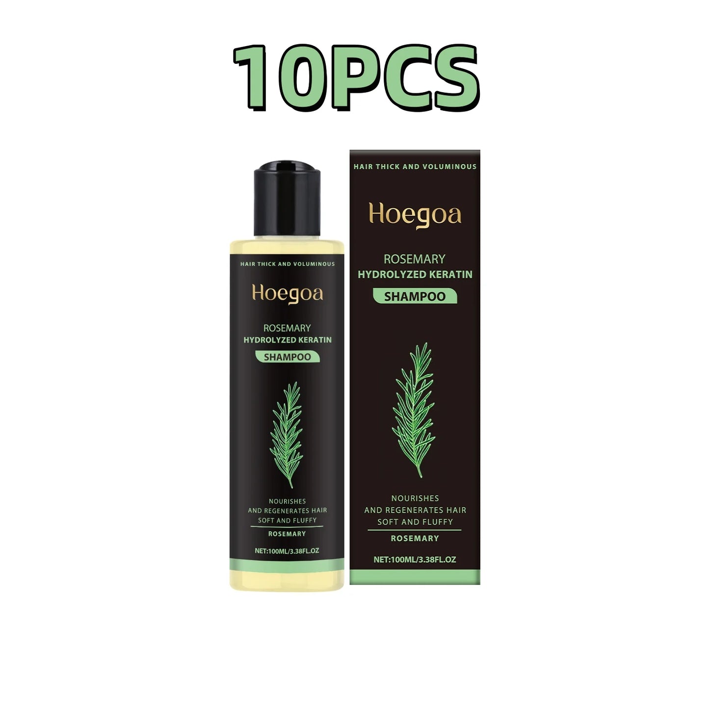 HOEGOA Thickening Rosemary Shampoo For Volume And Strength