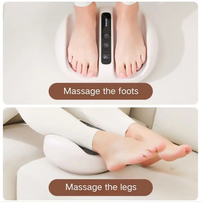 Mini Finger Press Foot Massager With Deep Kneading And Vibration