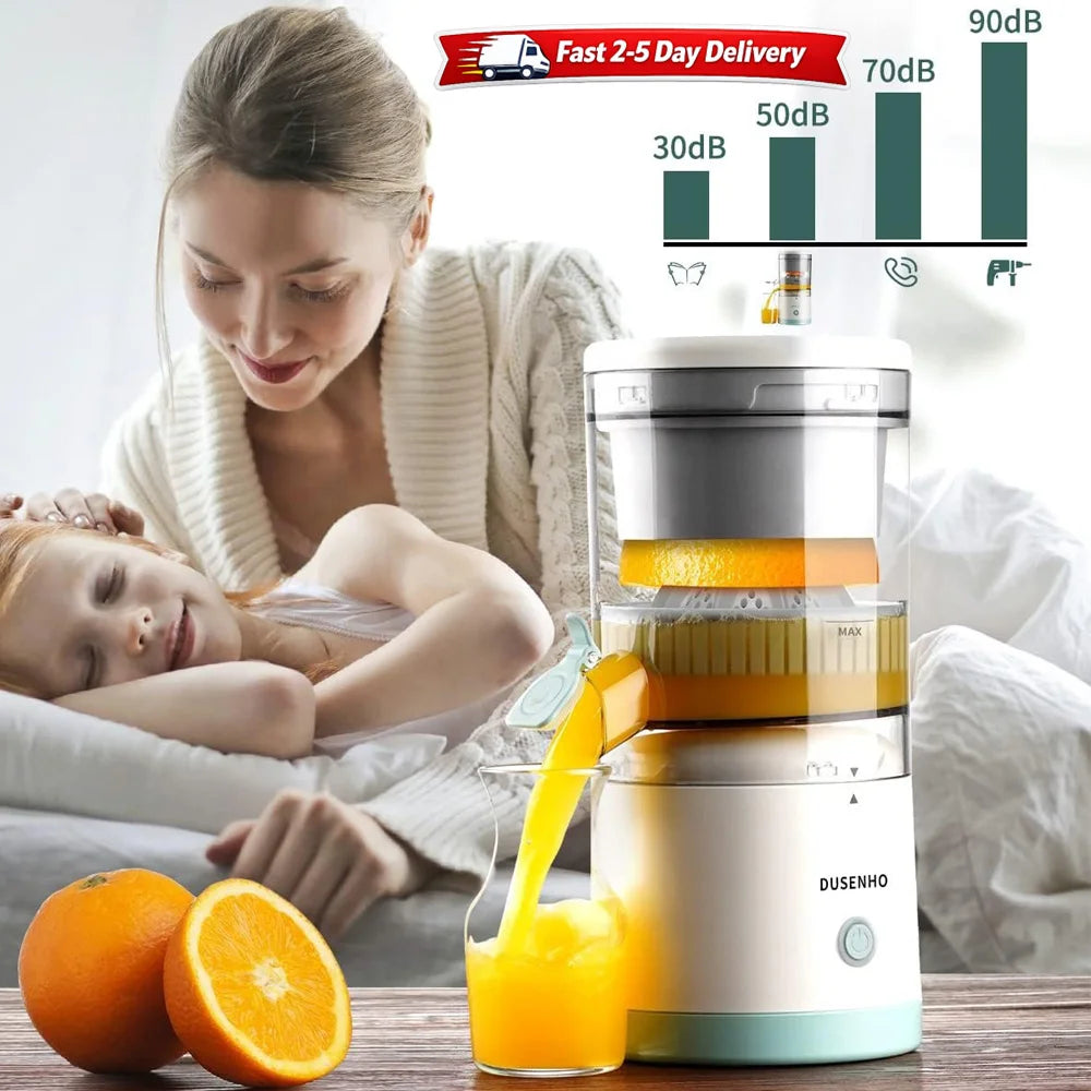 Portable Electric Juicer USB Rechargeable Citrus Press