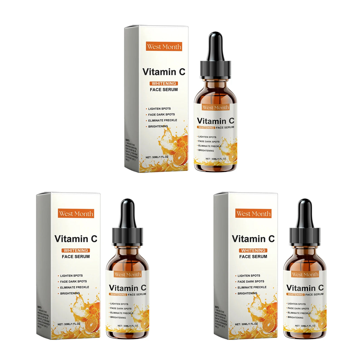 Vitamin C Hyaluronic Acid Brightening Facial Serum For Dark Spots