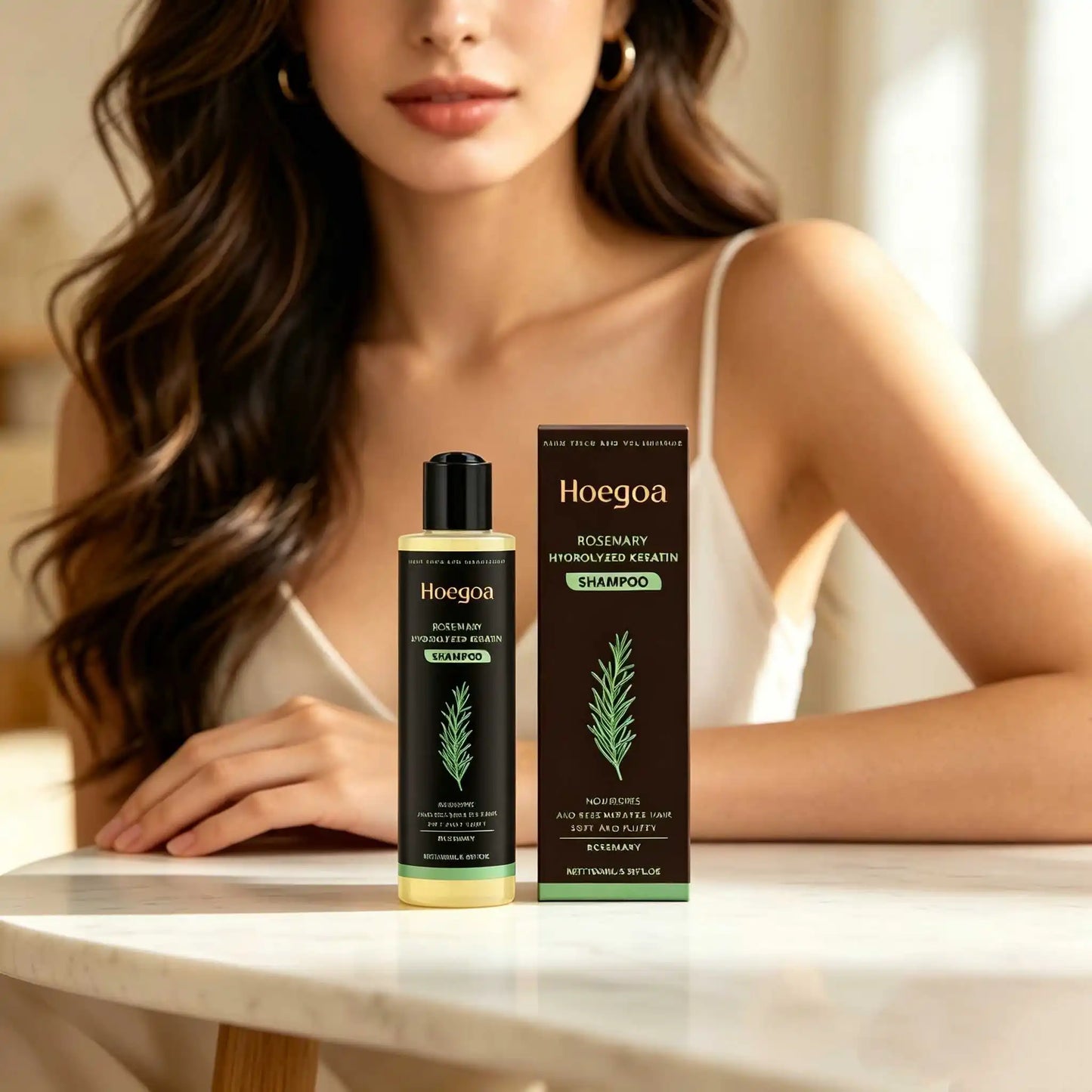 HOEGOA Thickening Rosemary Shampoo For Volume And Strength