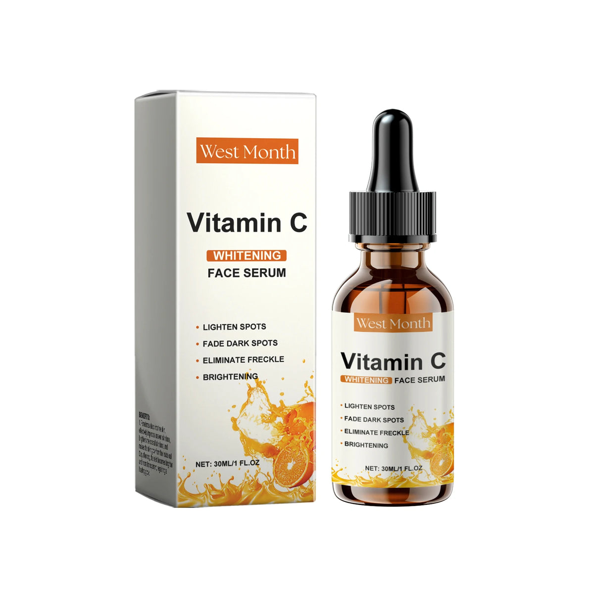 Vitamin C Hyaluronic Acid Brightening Facial Serum For Dark Spots