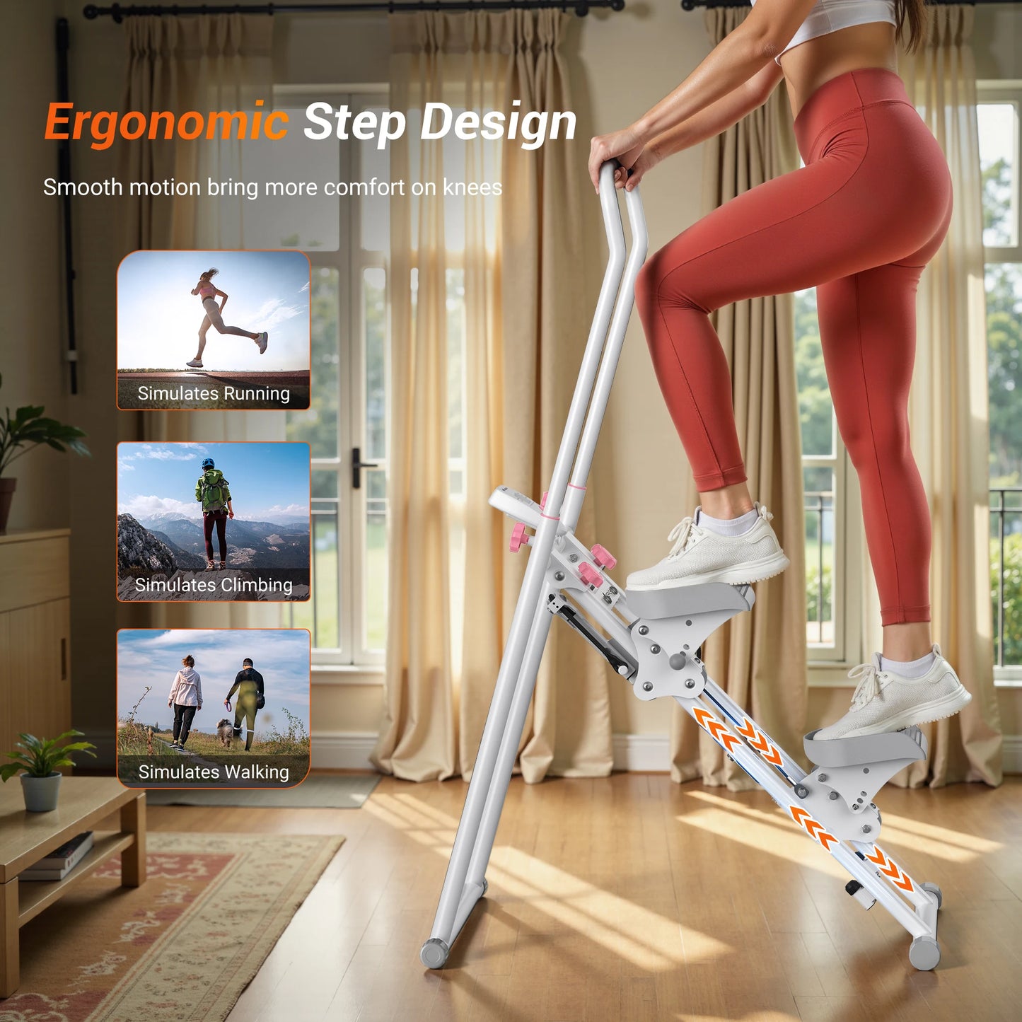 MERACH Stair Stepper For Home Gym Full Body Workout Range