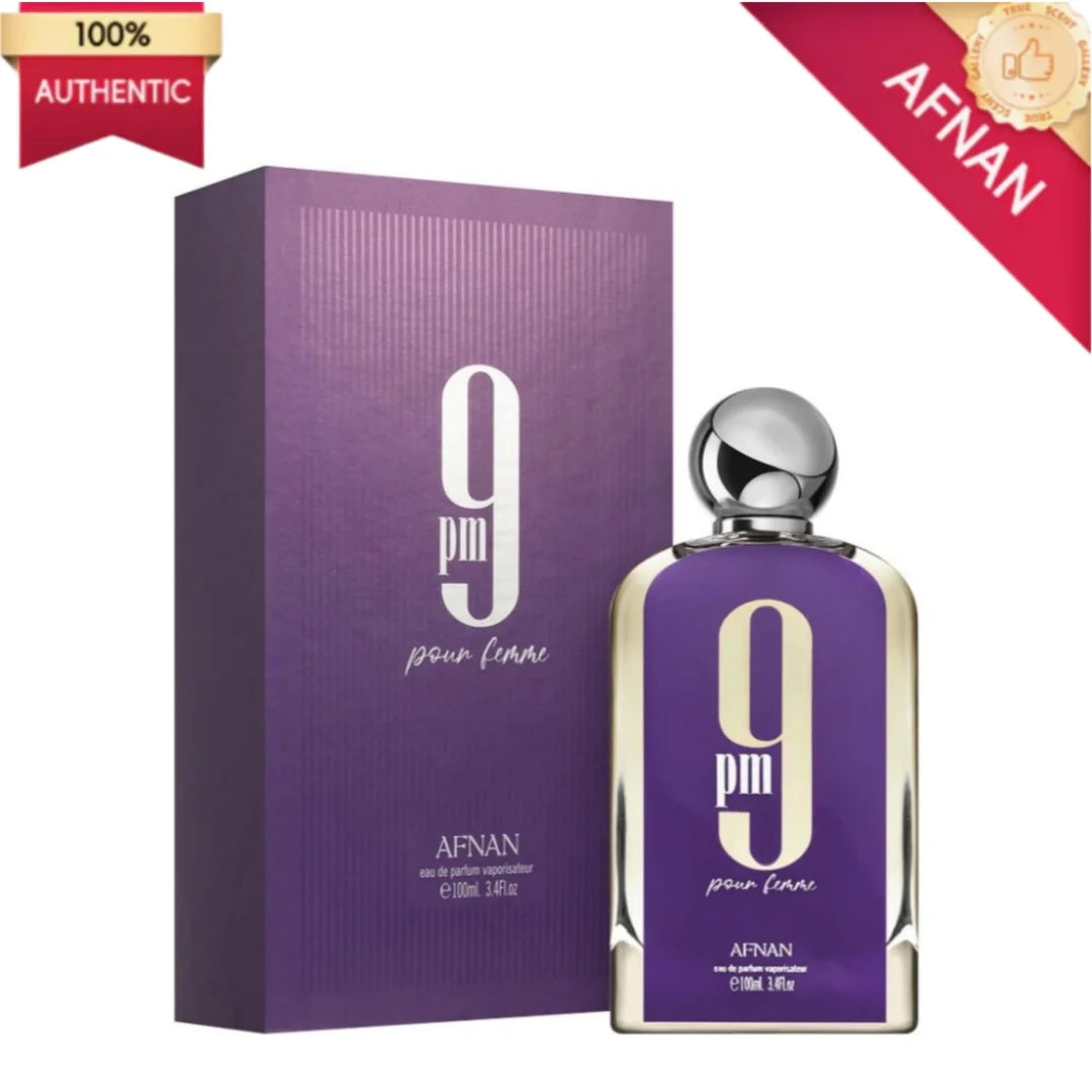 Afnan 9 PM Pour Femme Unisex EDP Perfume Fragrance