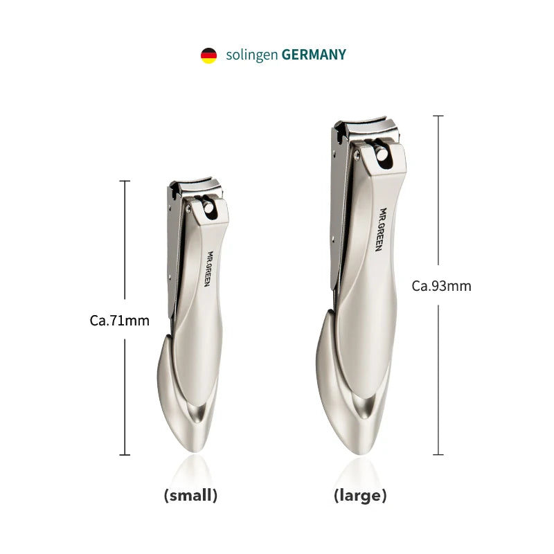 MR.GREEN Stainless Steel Nail Clippers Anti Splash Fingernail Cutter