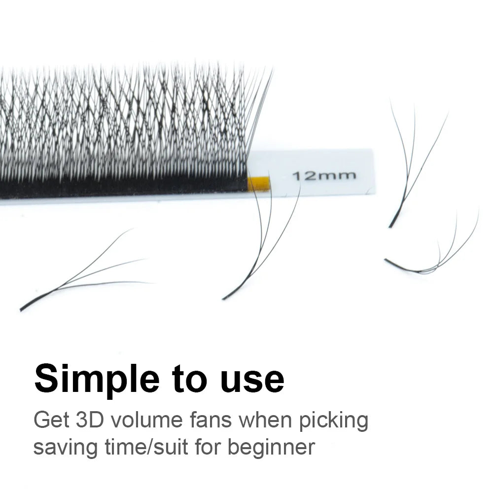 Nagaraku 5D W Shape False EyeLashes Natural Long Synthetic Hair