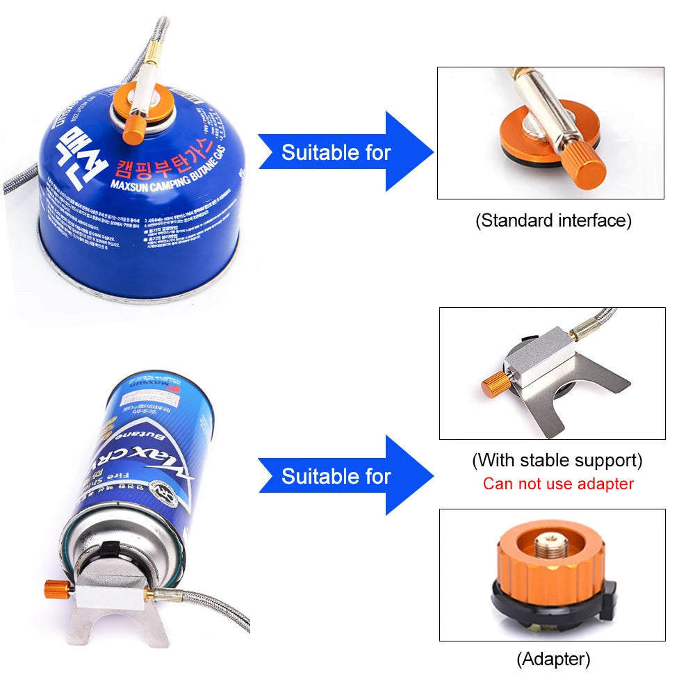 Widesea Camping Gas Stove Outdoor Burner For Cookout And Travel