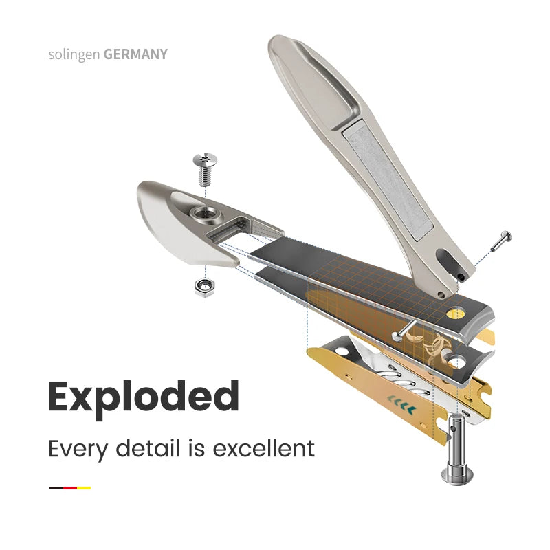 MR.GREEN Stainless Steel Nail Clippers Anti Splash Fingernail Cutter