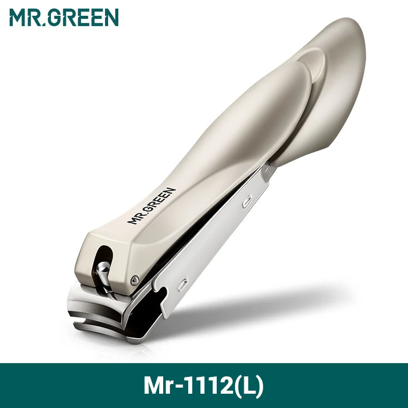 MR.GREEN Stainless Steel Nail Clippers Anti Splash Fingernail Cutter