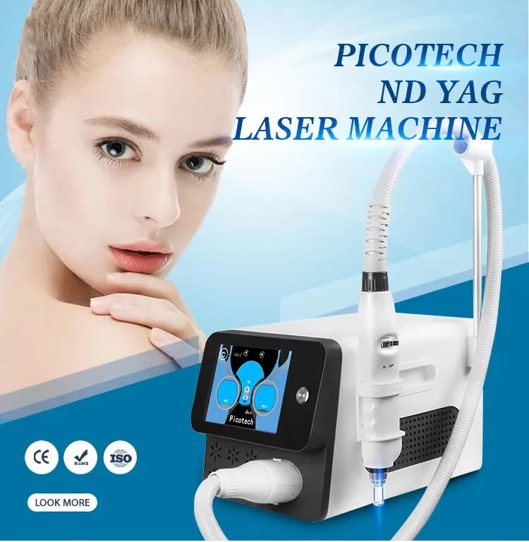 BOMP Q Switch ND YAG Tattoo Removal Machine Picosecond 755 532nm 1064nm