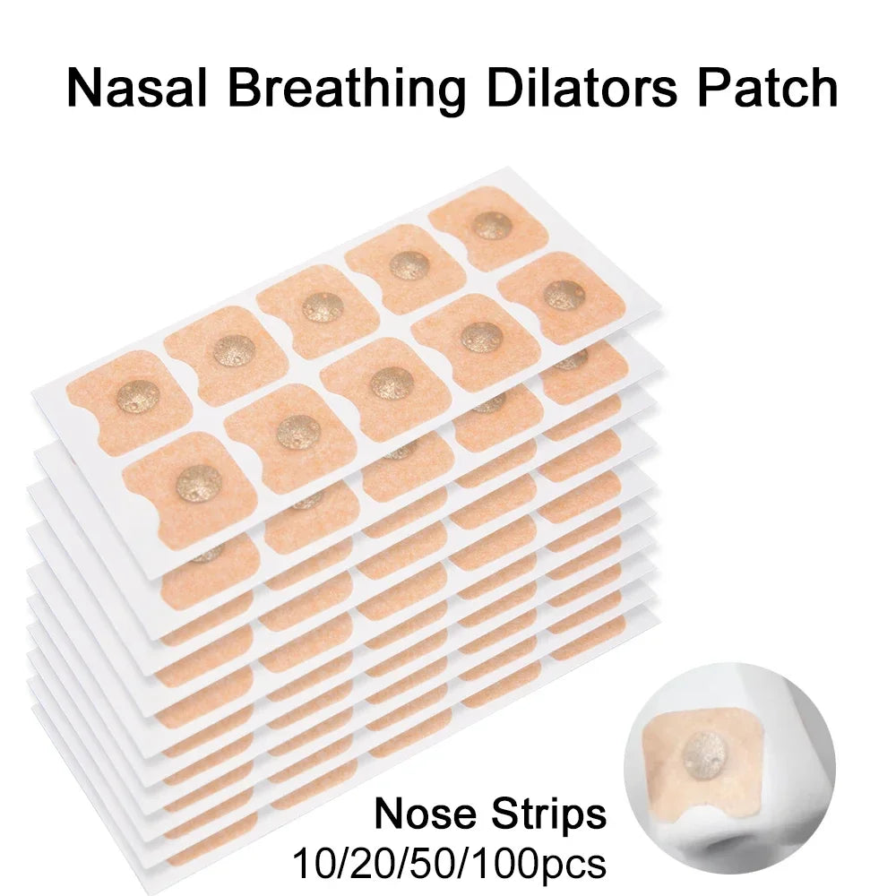 Nose Breathing Patches Nasal Dilators for Improved Airflow