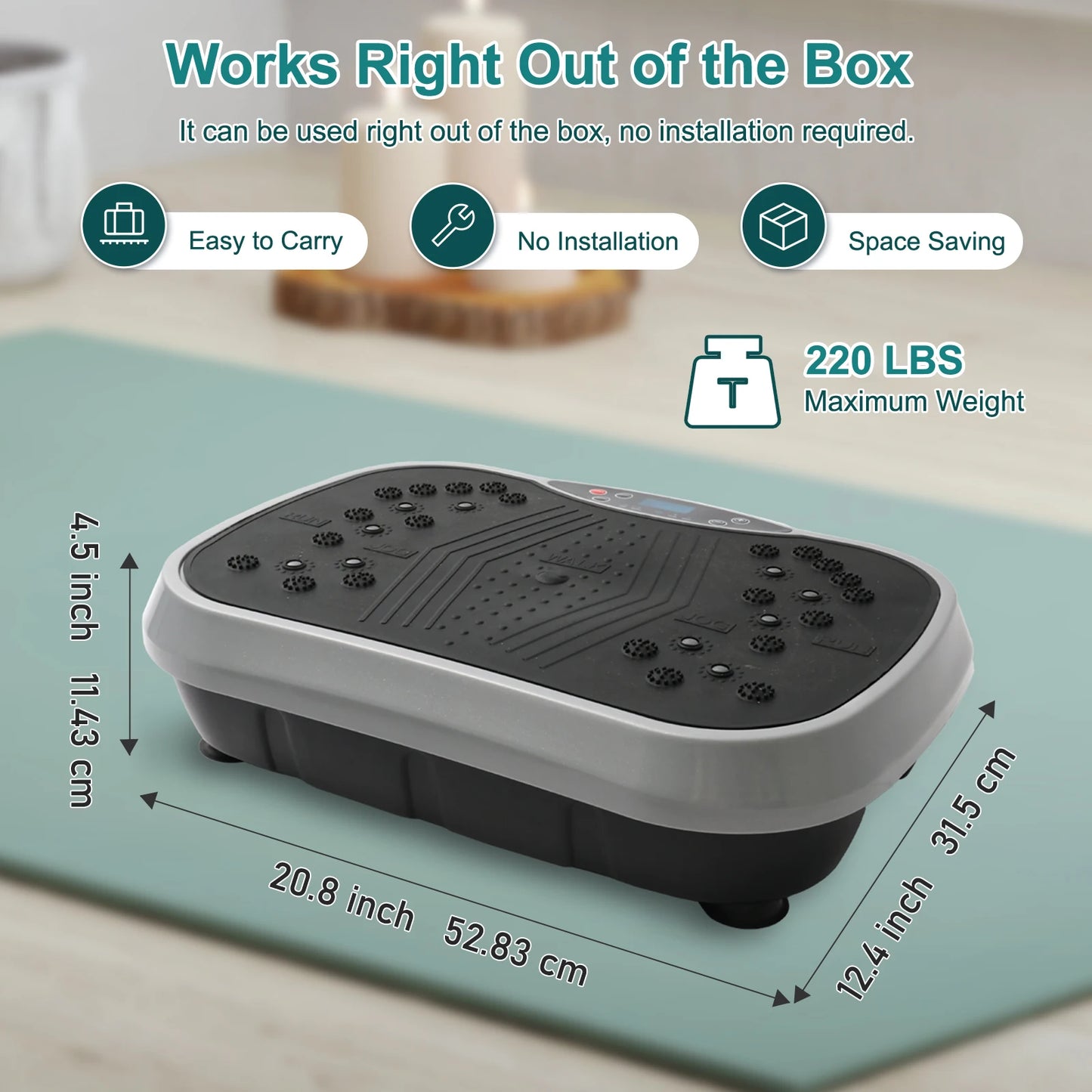 Vibration Plate Exercise Machine For Whole Body Fat Burning