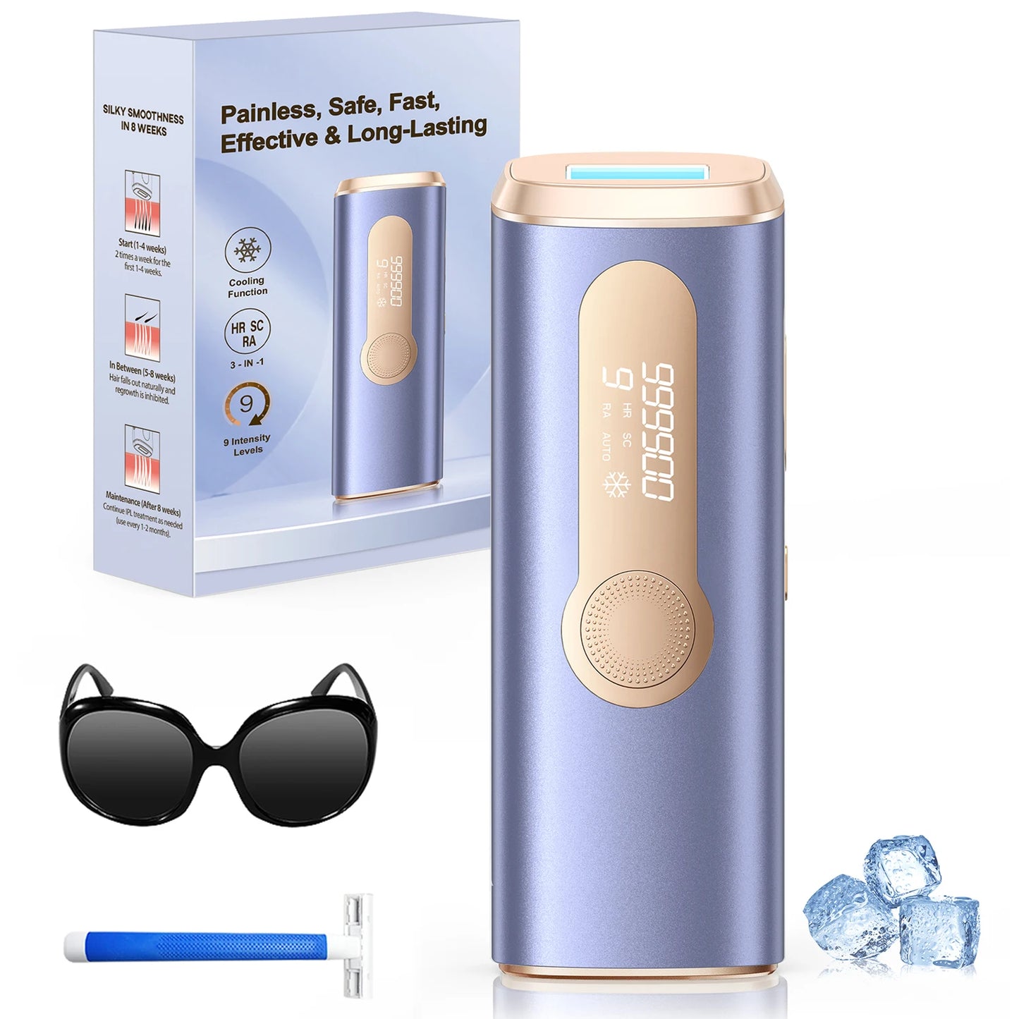Totmizby IPL Laser Epilator Hair Removal Device For Body Facial