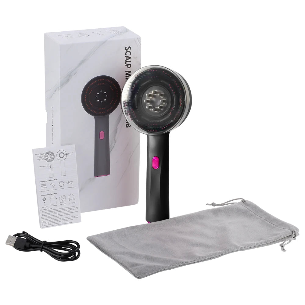 Hailicare Electric Massage Comb With Red Light Therapy For Scalp