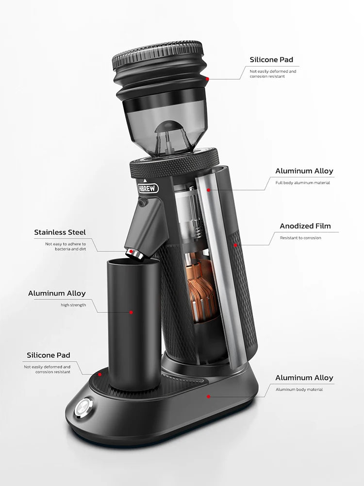 HiBREW G5 Conical Burr Electric Coffee Grinder For Espresso Turkish Coffee