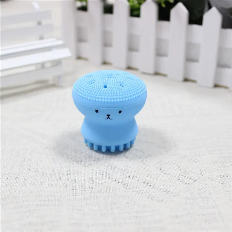 Silicone Facial Cleansing Brush for Deep Pore Cleaning and Exfoliation