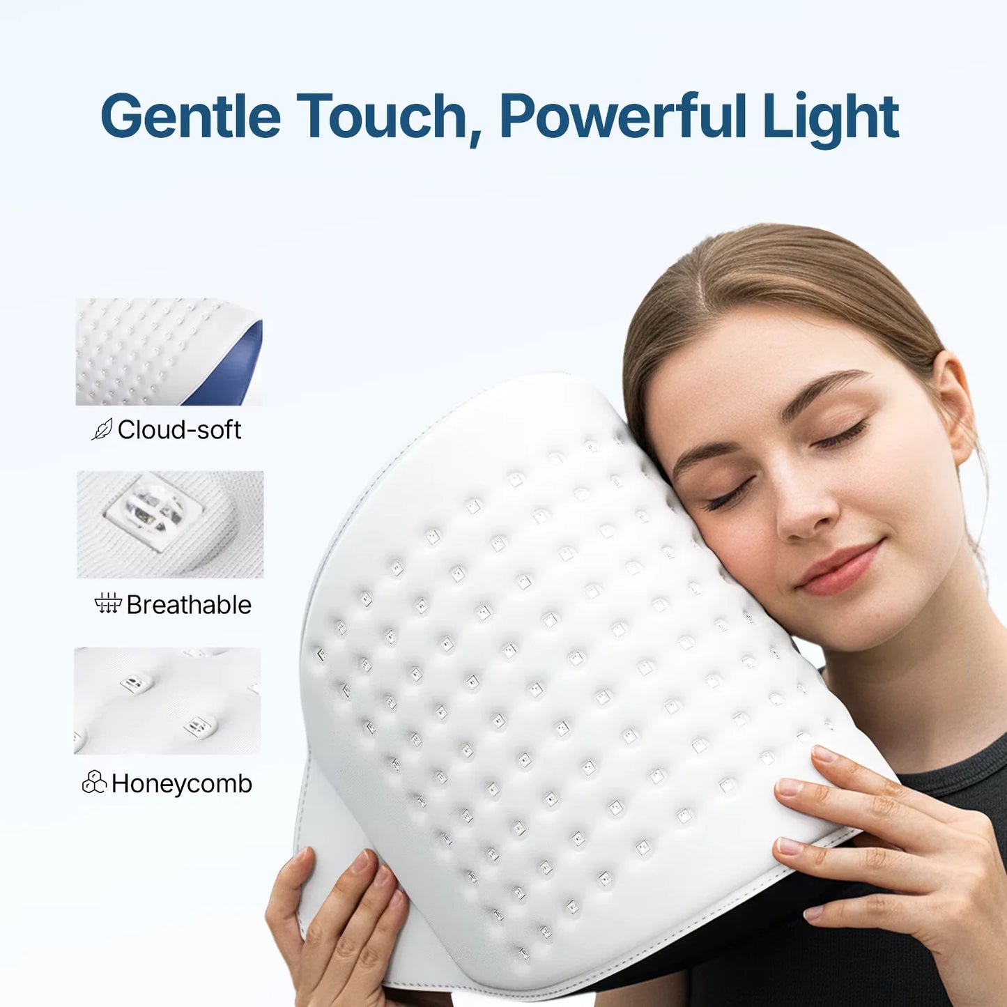 Hello Face L6 LED Light Mask 630nm And 850nm NIR Skin Friendly Fabric