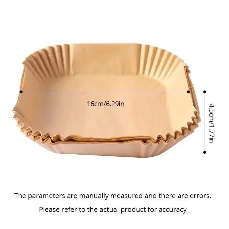Air Fryer Disposable Paper Liners Non Stick Round