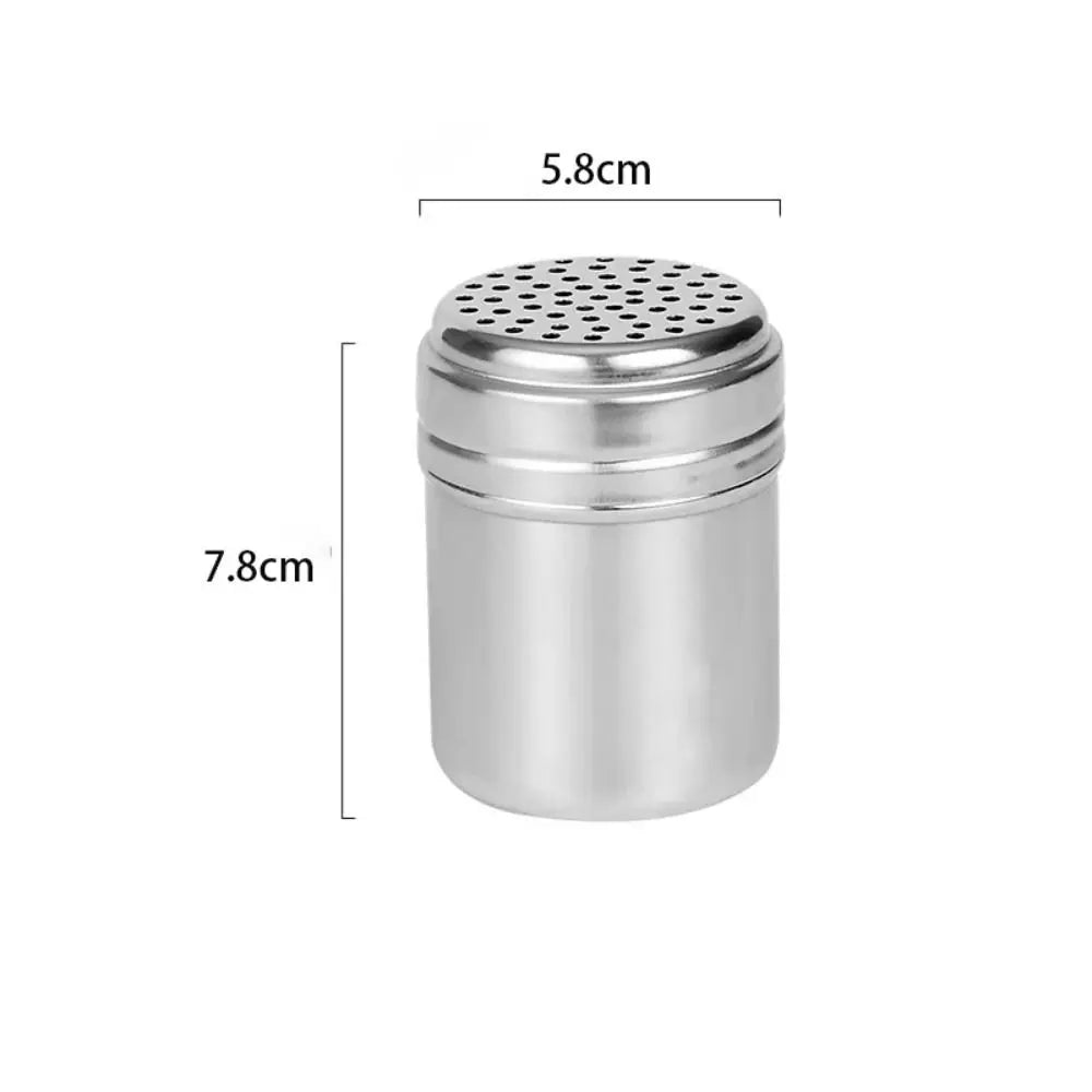 Stainless Steel Rotating Seasoning Jar Salt And Pepper Shaker