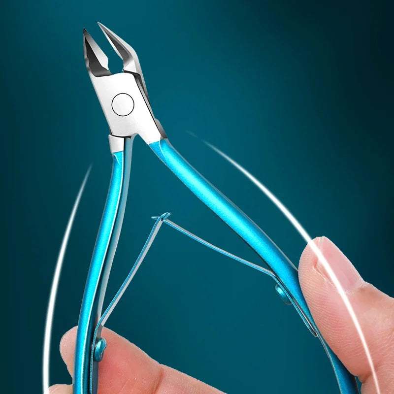 Stainless Steel Toenail Clipper With Straight Tip For Thick Nails